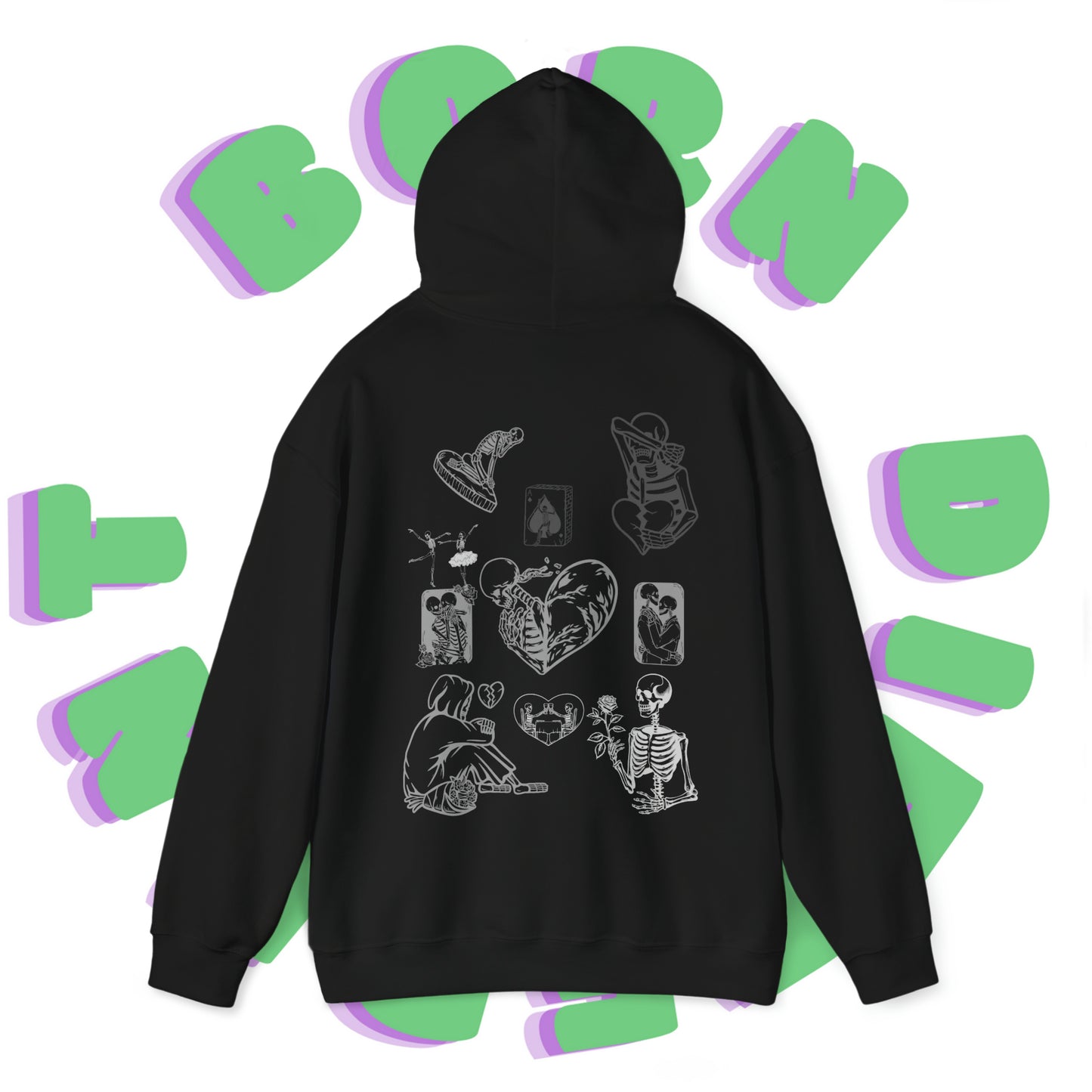 Til Death Mono Hoodie